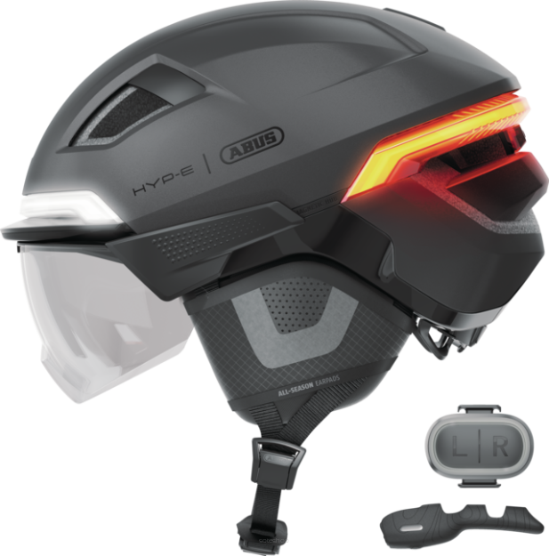 Kask rowerowy ABUS Hyp-E Ace Czarny